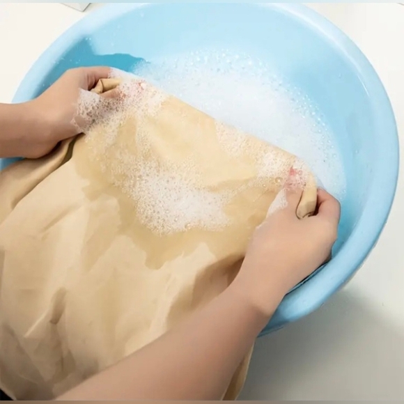 Vintage Retro Urban Chic Brown Chestnut Corduroy Crossbody Bag Minimalist Tote - Picture 14 of 16